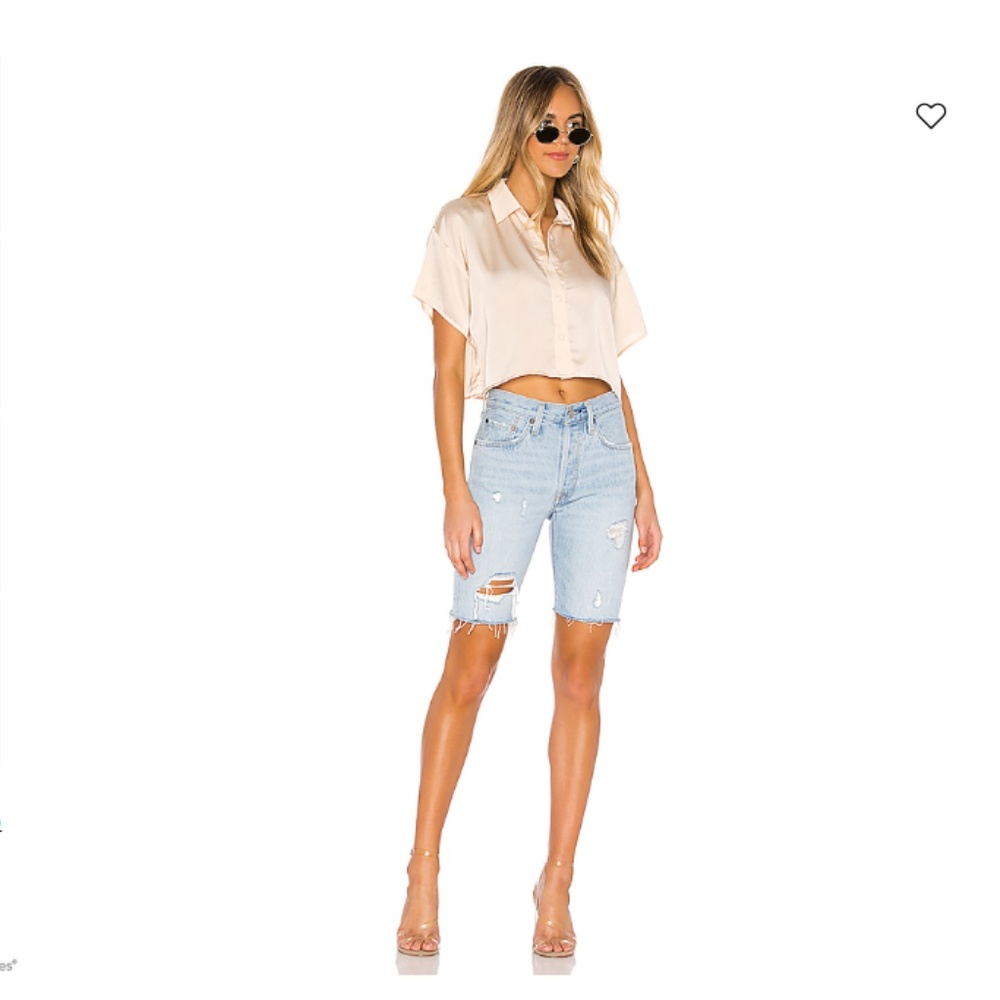 Levi's Denim Bike Shorts (Bought from Revolve.com)